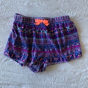 Girls tribal print shorts